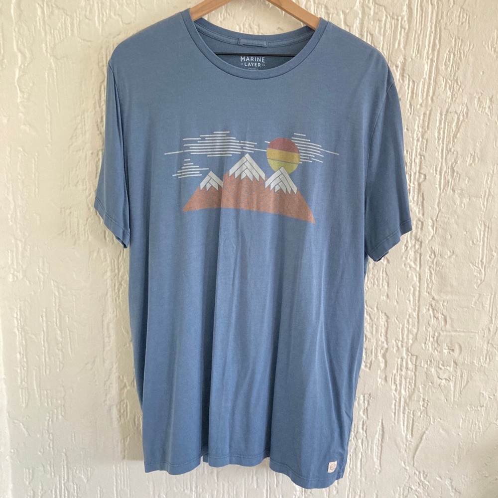 Marine Layer Short Sleeve T-Shirt Size Large